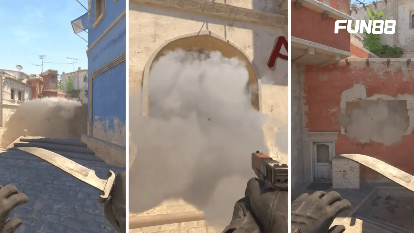 Hiệu ứng khói bụi nổi bật của CSGO 2