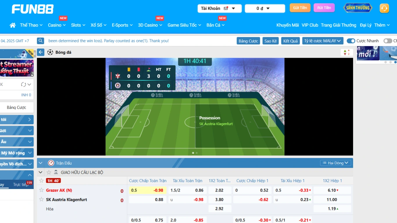 Thuật ngữ liên quan đến chấp Handicap