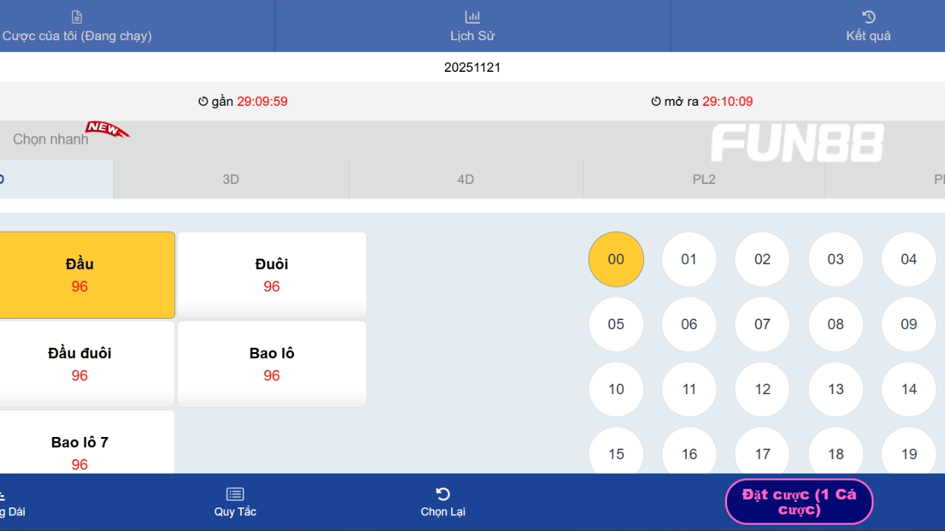 Chiến lược nuôi đầu 0 theo giải đặc biệt